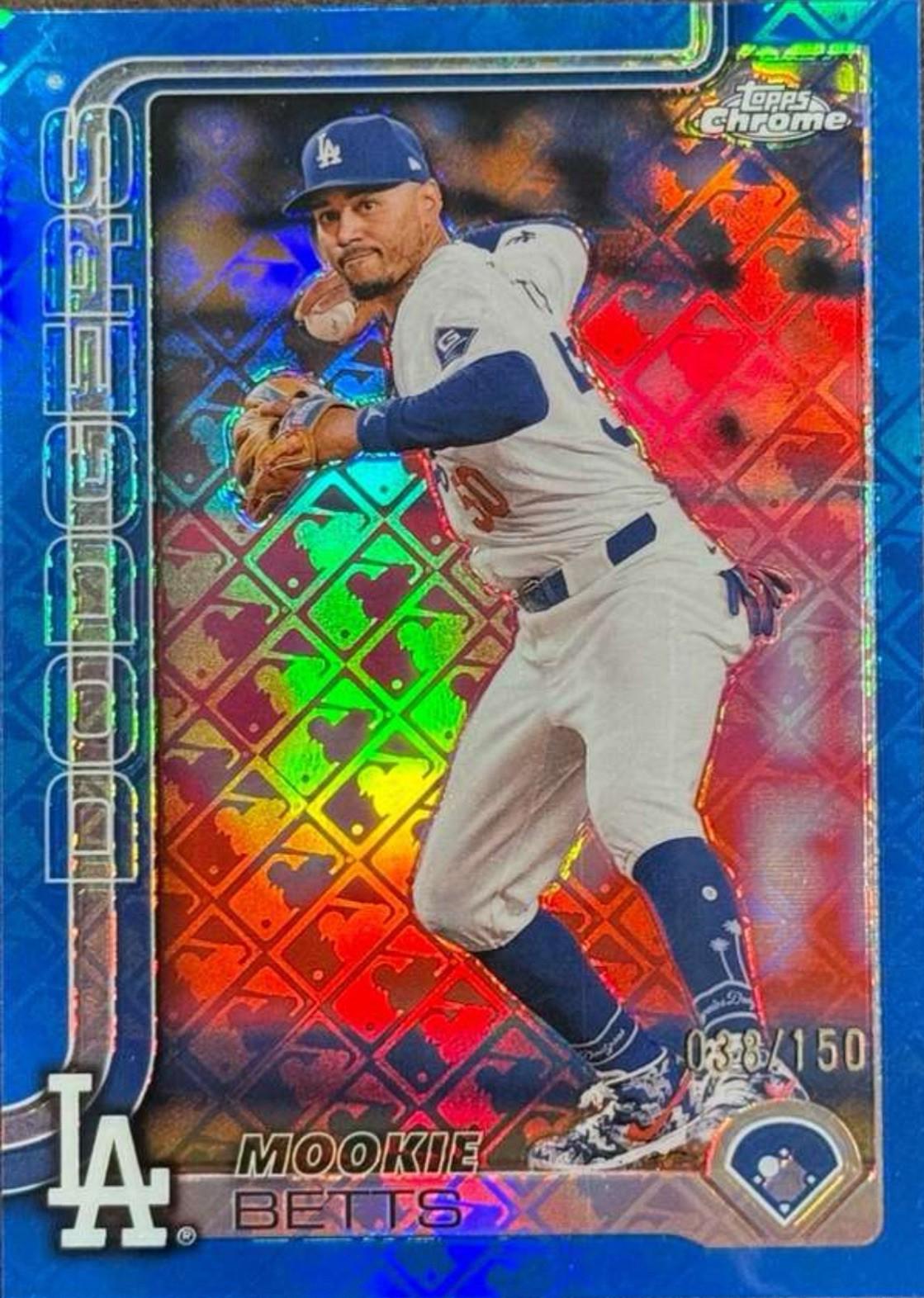 Mookie Betts [Blue Refractor] #50