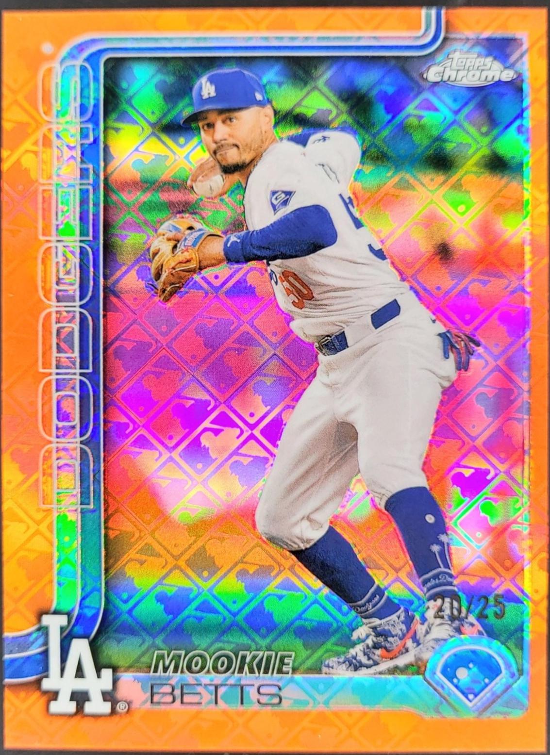 Mookie Betts [Orange Refractor] #50
