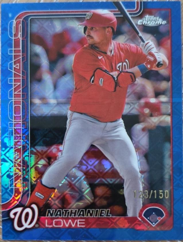 Nathaniel Lowe [Blue Refractor] #49