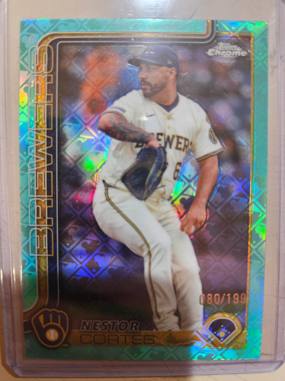 Nestor Cortes [Aqua Refractor] #22