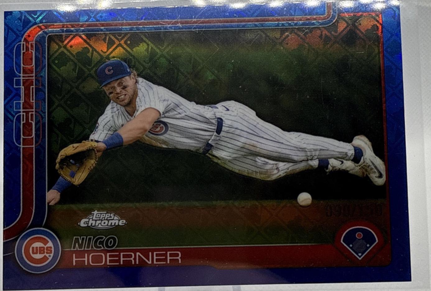 Nico Hoerner [Blue Refractor] #107