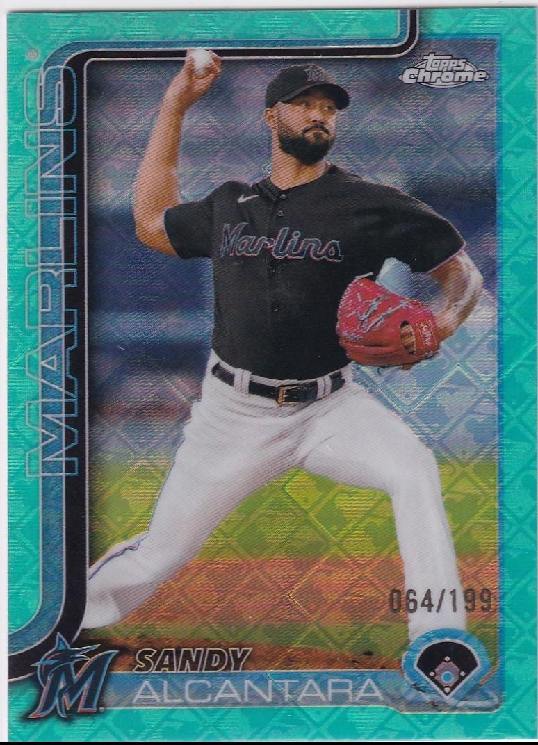 Sandy Alcantara [Aqua Refractor] #126