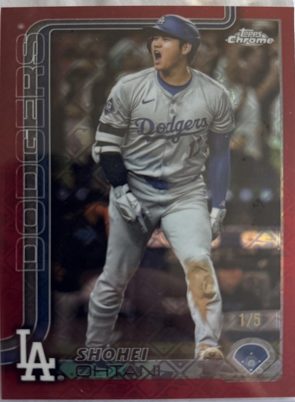 Shohei Ohtani [Red Refractor Image Variation] #1