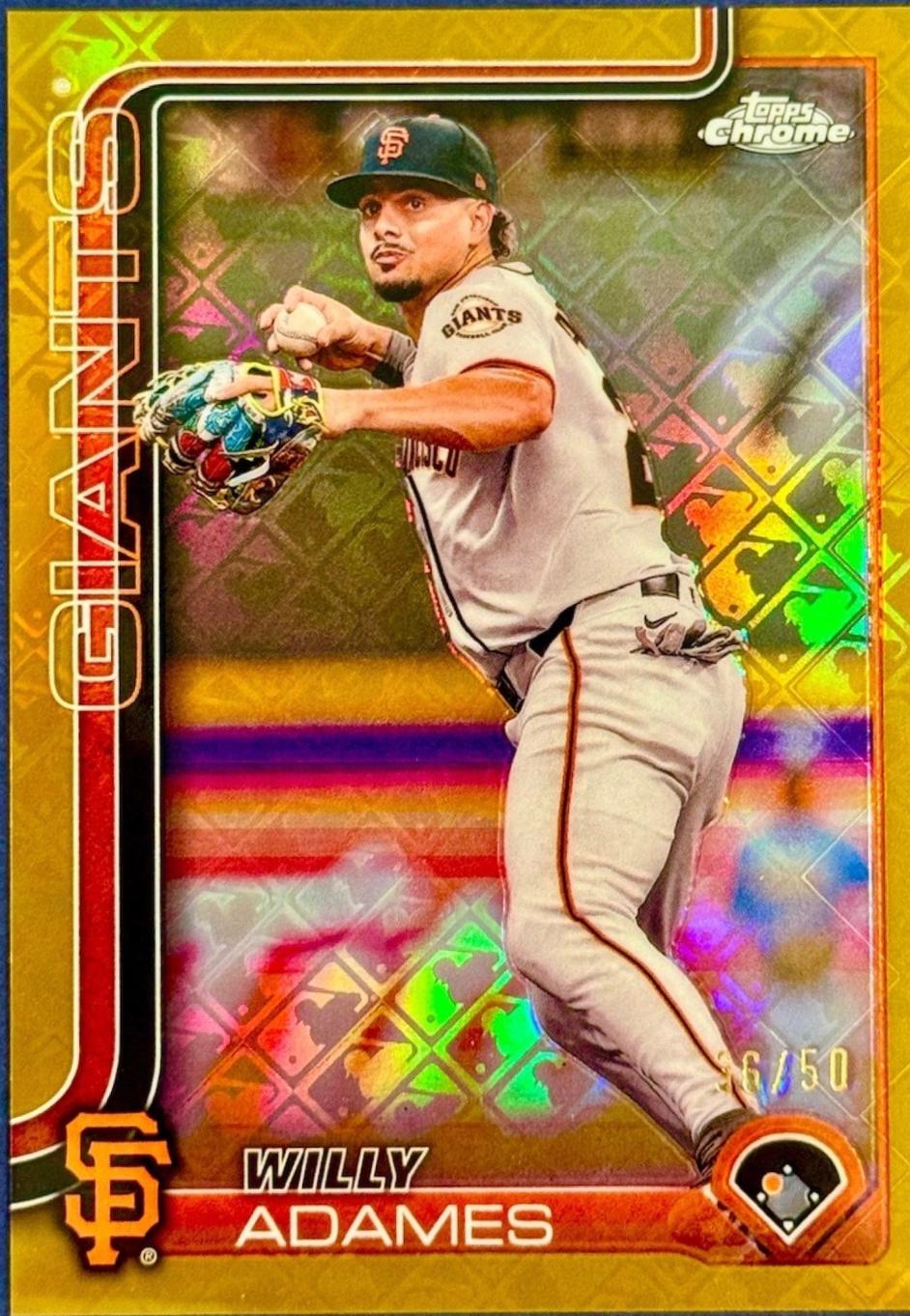 Willy Adames [Gold Refractor] #282