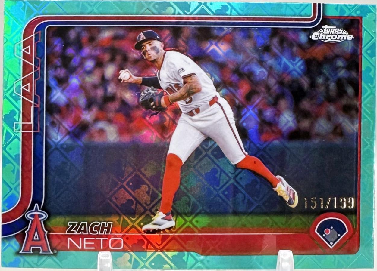 Zach Neto [Aqua Refractor] #211