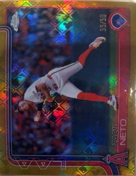 Zach Neto [Gold Refractor] #211