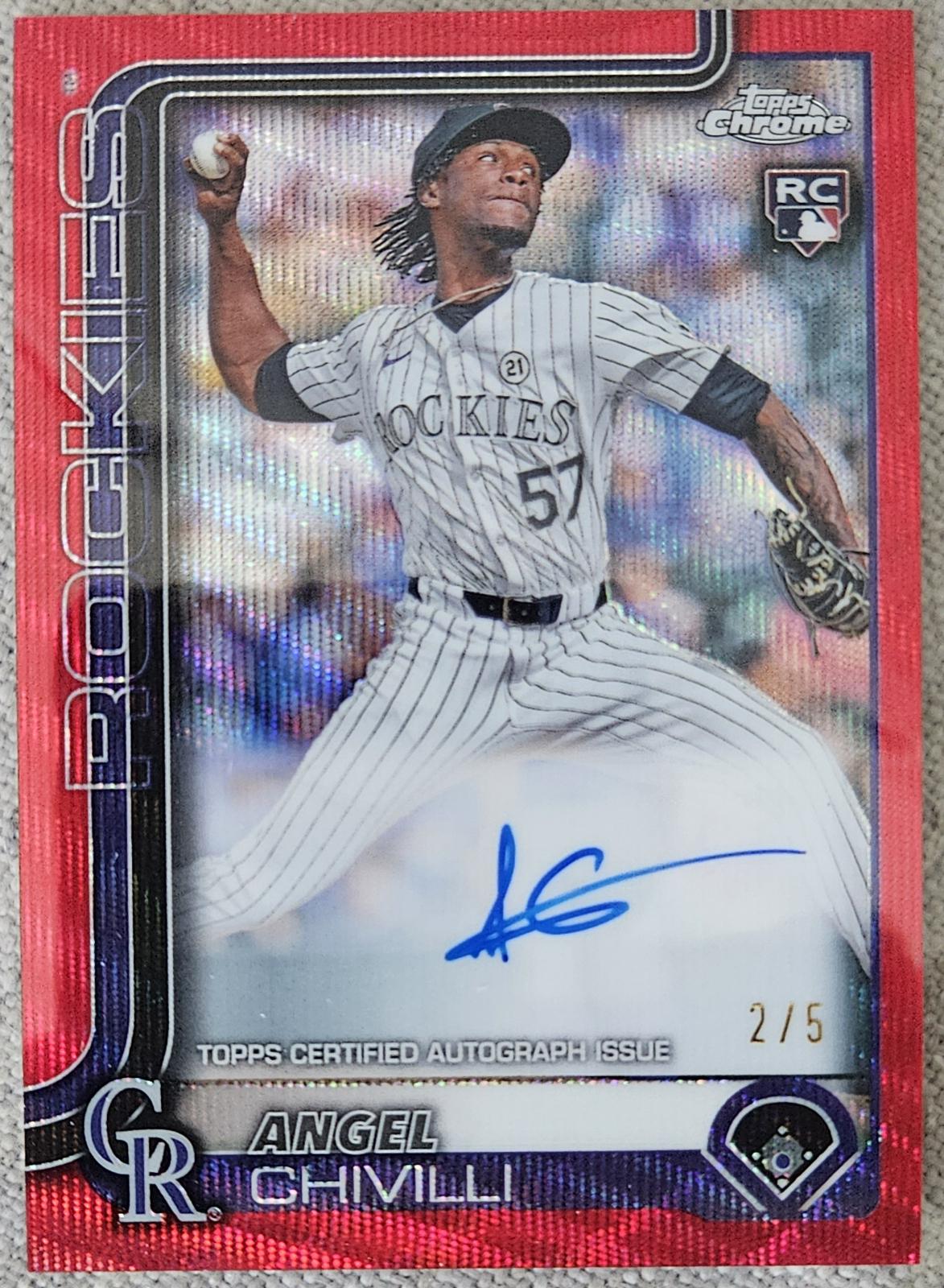 Angel Chivilli [Red Wave Refractor] #RA-ACH