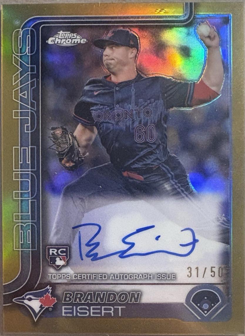 Brandon Eisert [Gold Refractor] #RA-BE