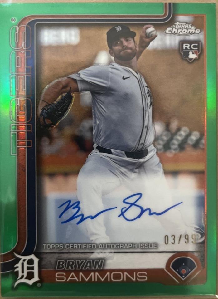 Bryan Sammons [Green Refractor] #RA-BSA