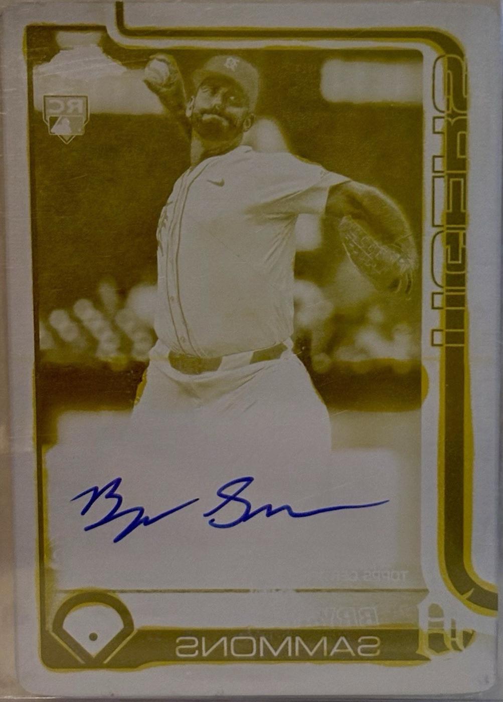 Bryan Sammons [Printing Plate] #RA-BSA