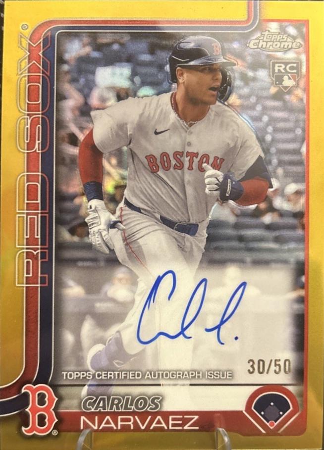 Carlos Narvaez [Gold Refractor] #RA-CAN