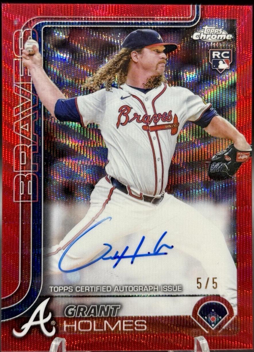 Grant Holmes [Red Wave Refractor] #RA-GH