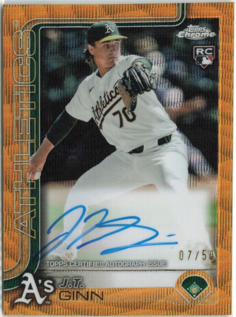 J.T. Ginn [Gold Wave Refractor] #RA-JTG