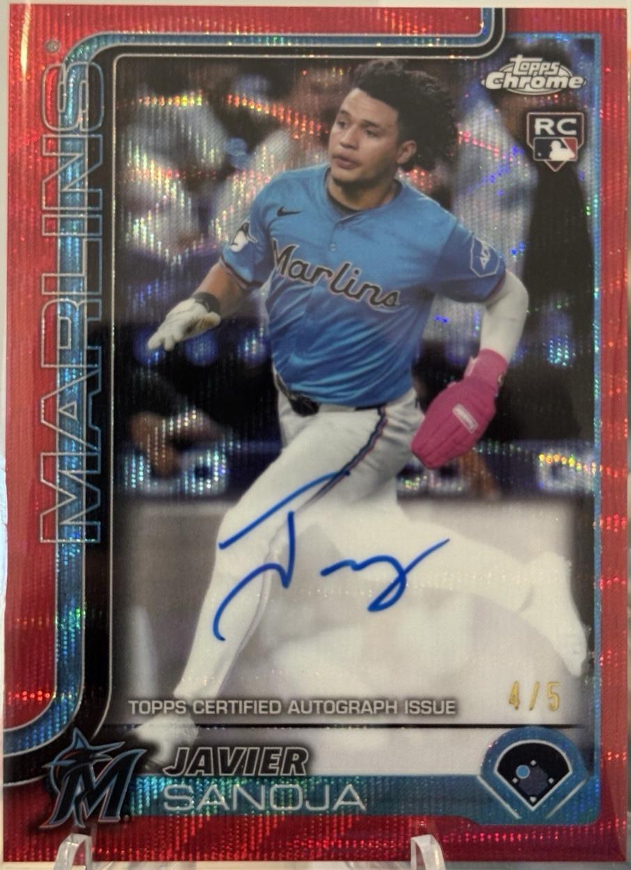 Javier Sanoja [Red Wave Refractor] #RA-JSA