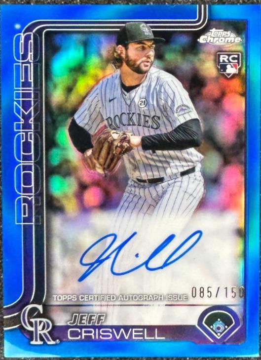 Jeff Criswell [Blue Refractor] #RA-JCR