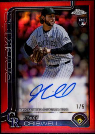 Jeff Criswell [Red Refractor] #RA-JCR
