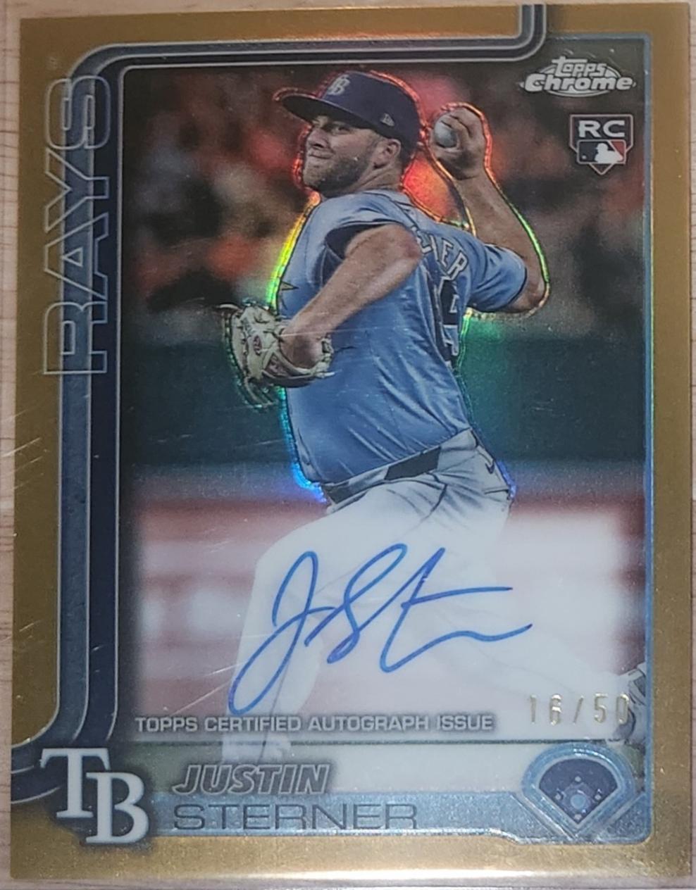 Justin Sterner [Gold Refractor] #RA-JST