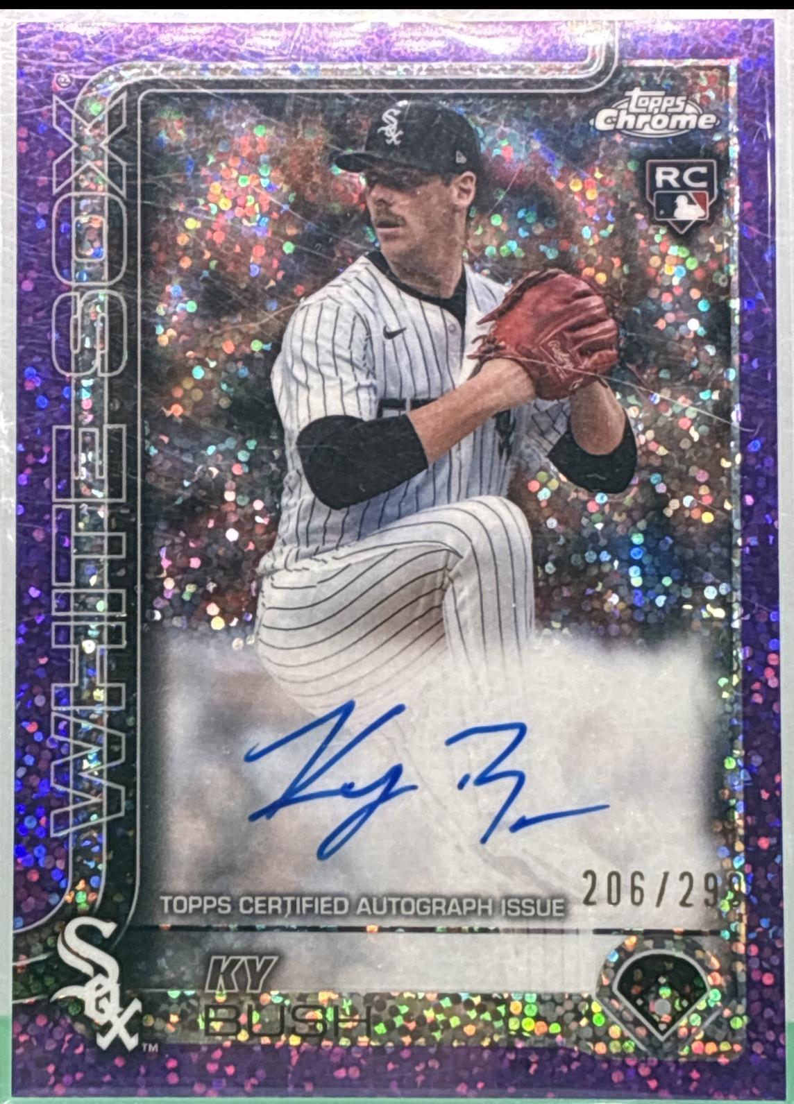 Ky Bush [Black White Mini Diamond Refractor] #RA-KB