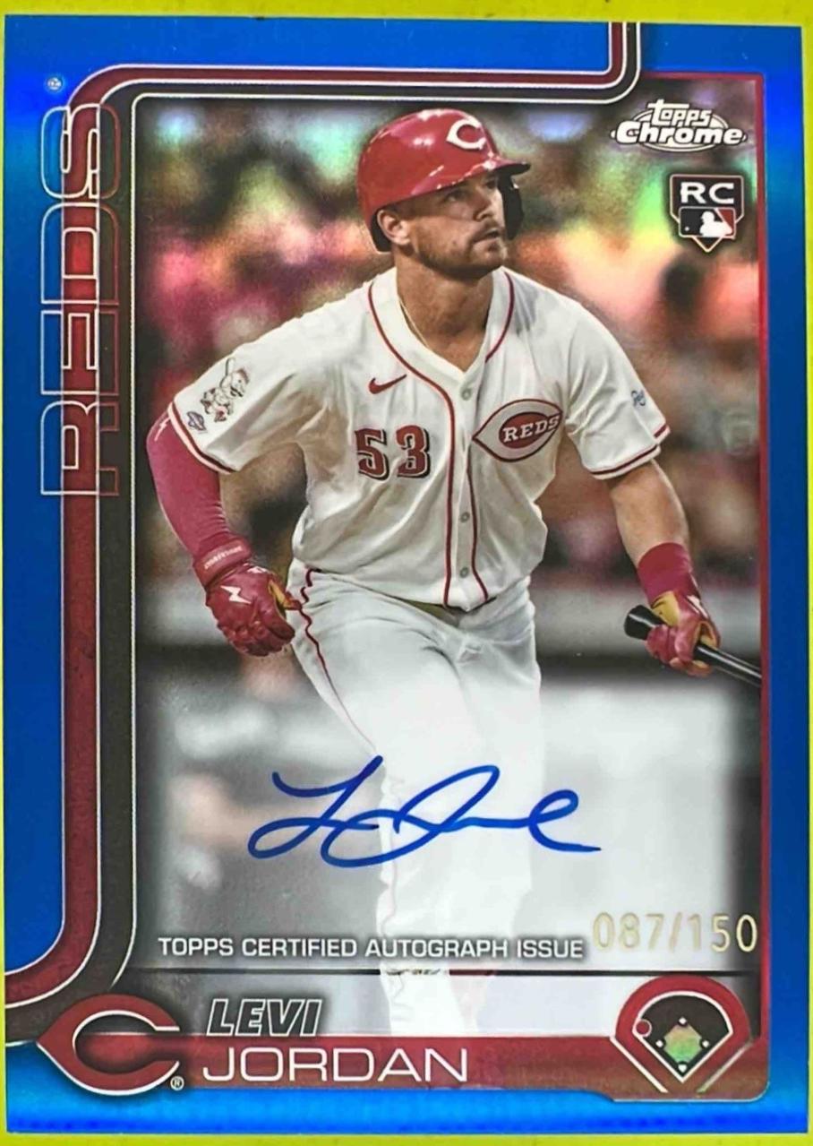Levi Jordan [Blue Refractor] #RA-LJ