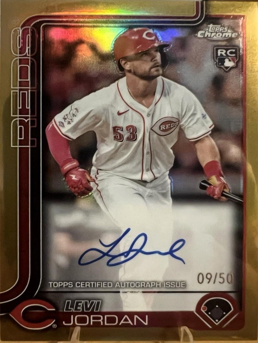 Levi Jordan [Gold Refractor] #RA-LJ
