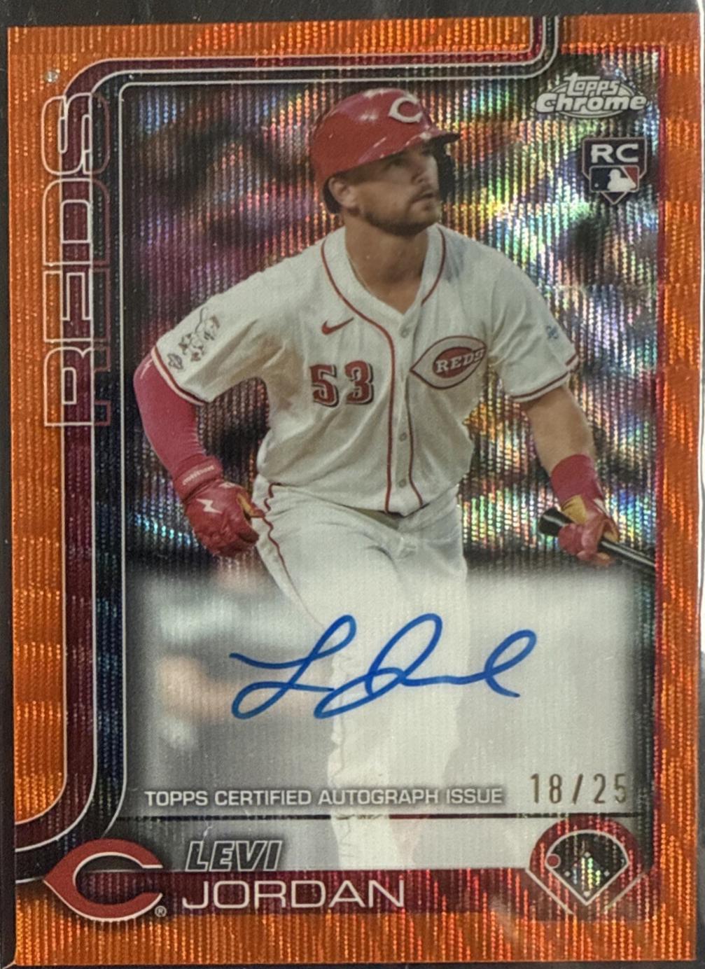 Levi Jordan [Orange Wave Refractor] #RA-LJ