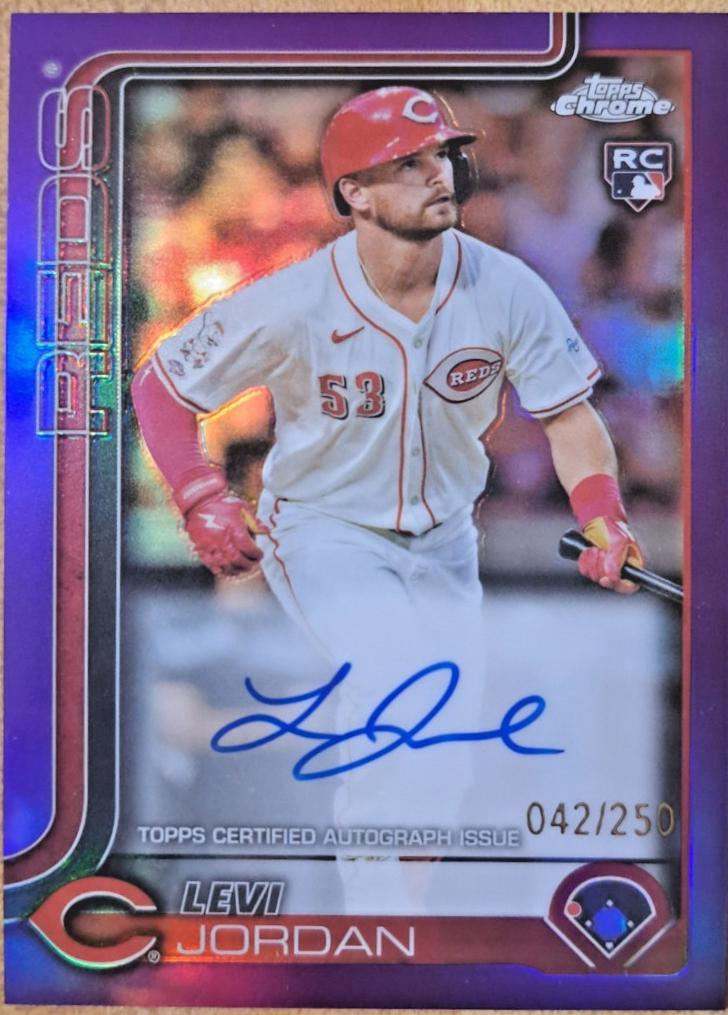 Levi Jordan [Purple Refractor] #RA-LJ
