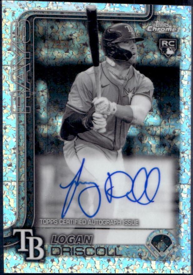 Logan Driscoll [Black White Mini Diamond Refractor] #RA-LDR