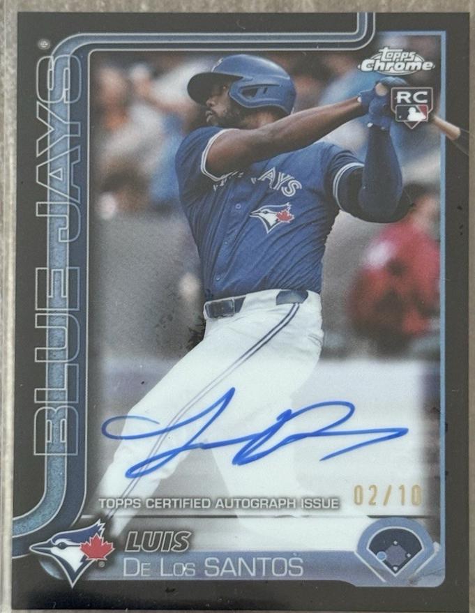 Luis De Los Santos [Black Refractor] #RA-LD