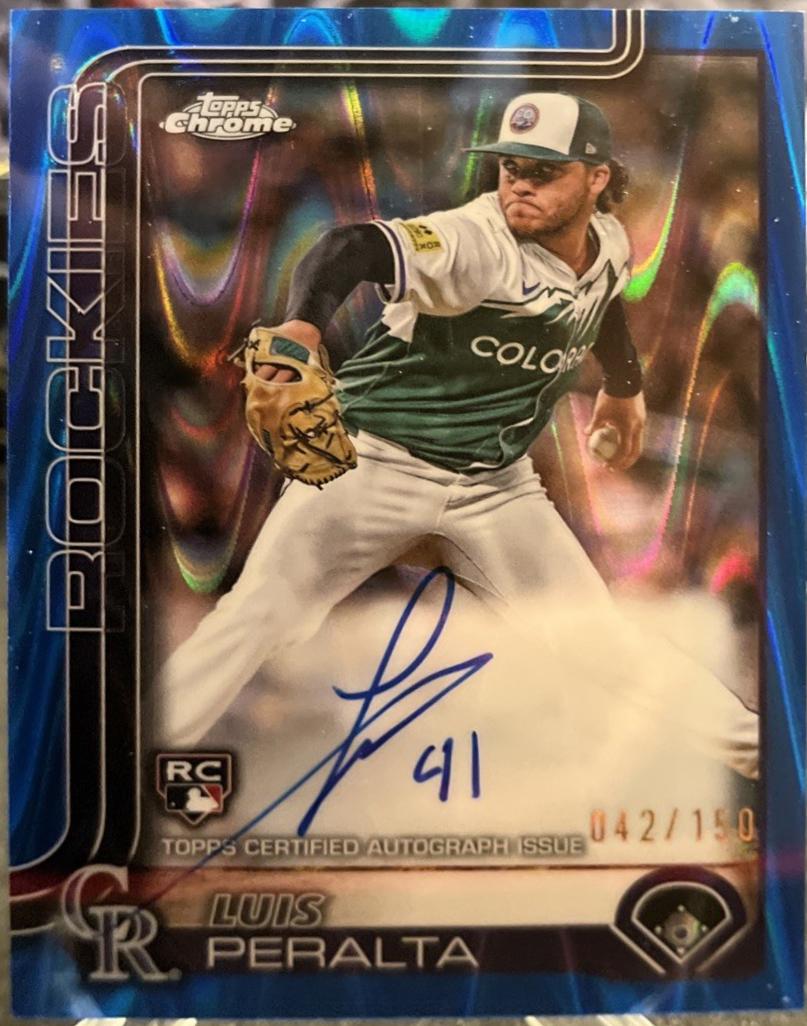 Luis Peralta [Blue Refractor] #RA-LP