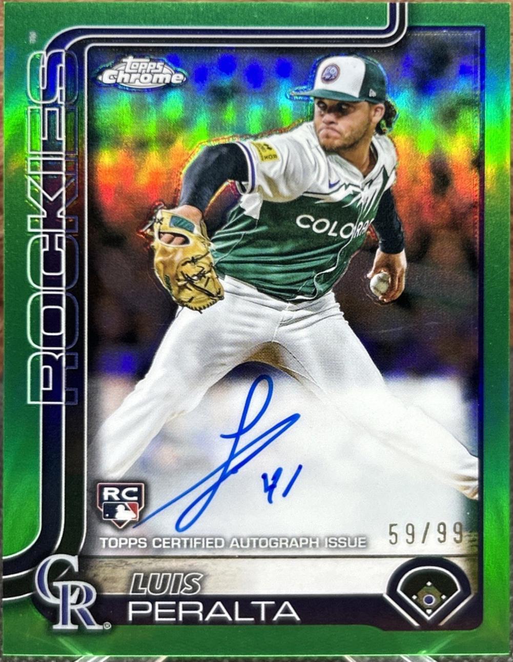 Luis Peralta [Green Refractor] #RA-LP