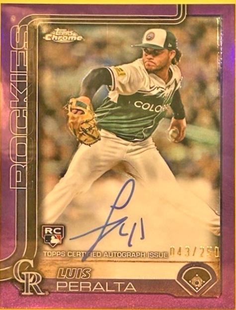 Luis Peralta [Purple Refractor] #RA-LP