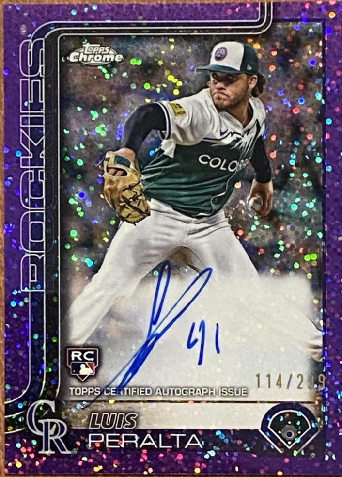 Luis Peralta [Purple Speckle Refractor] #RA-LP