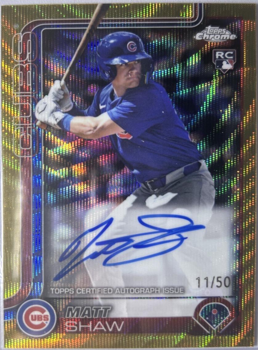 Matt Shaw [Gold Refractor] #RA-MS