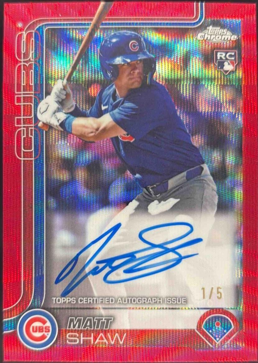 Matt Shaw [Red Wave Refractor] #RA-MS