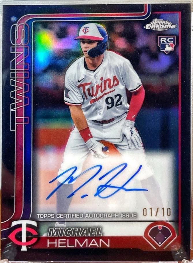 Michael Helman [Black Refractor] #RA-MH