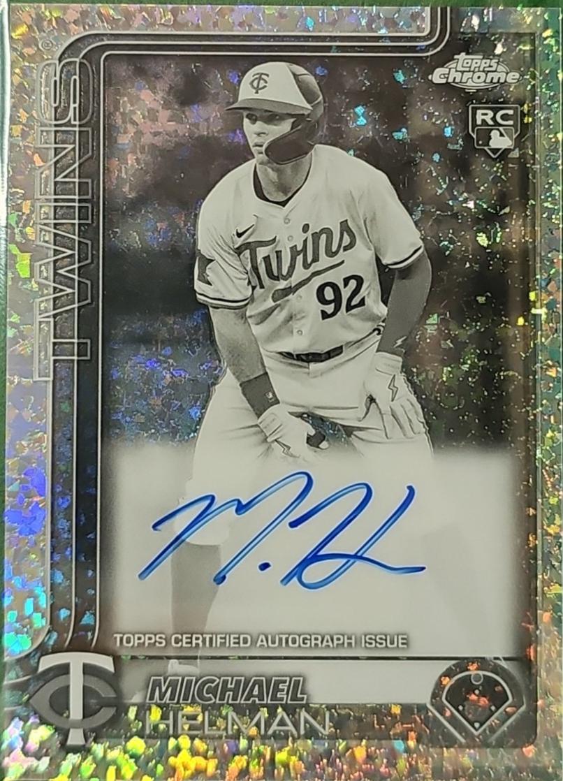 Michael Helman [Black White Mini Diamond Refractor] #RA-MH
