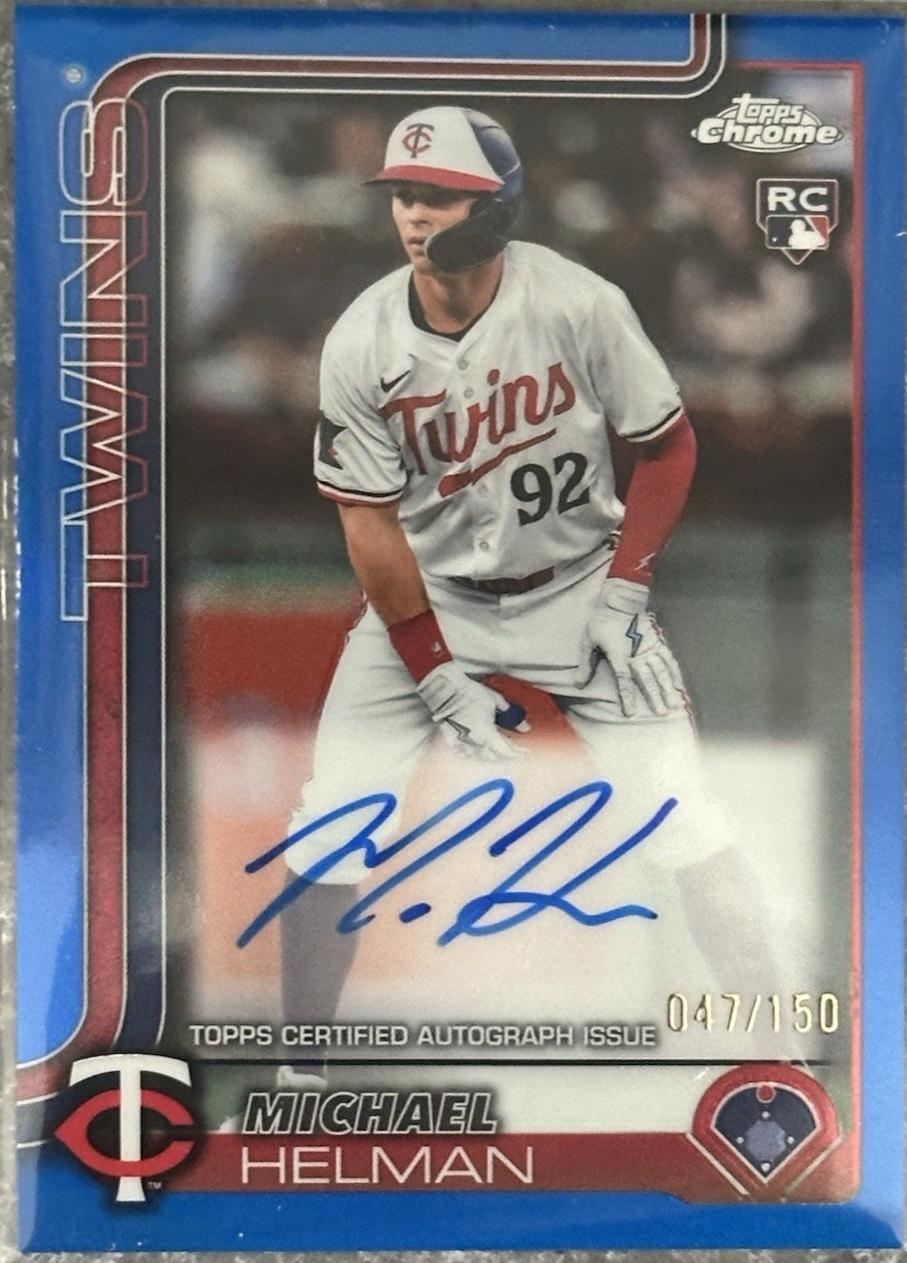Michael Helman [Blue Refractor] #RA-MH