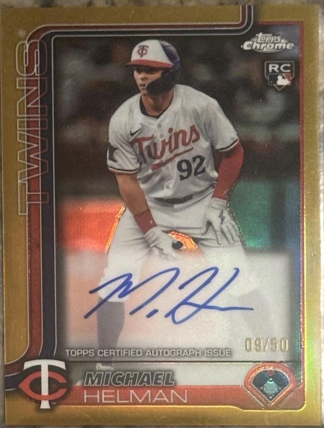 Michael Helman [Gold Refractor] #RA-MH
