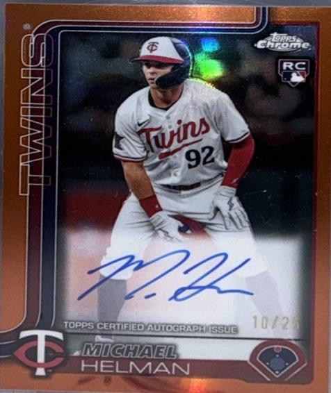 Michael Helman [Orange Refractor] #RA-MH