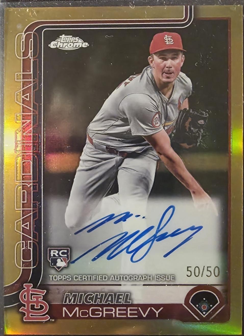 Michael McGreevy [Gold Refractor] #RA-MMC