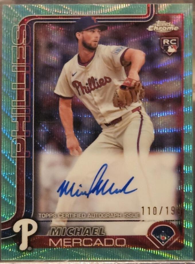 Michael Mercado [Aqua Wave Refractor] #RA-MME