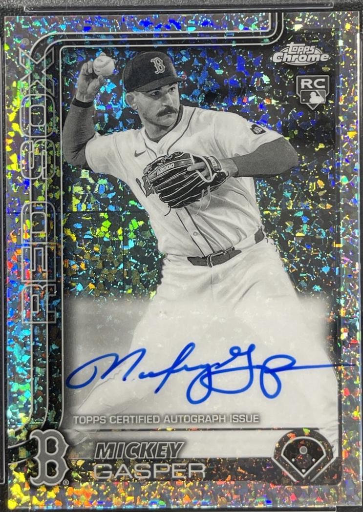 Mickey Gasper [Black White Mini Diamond Refractor] #RA-MG