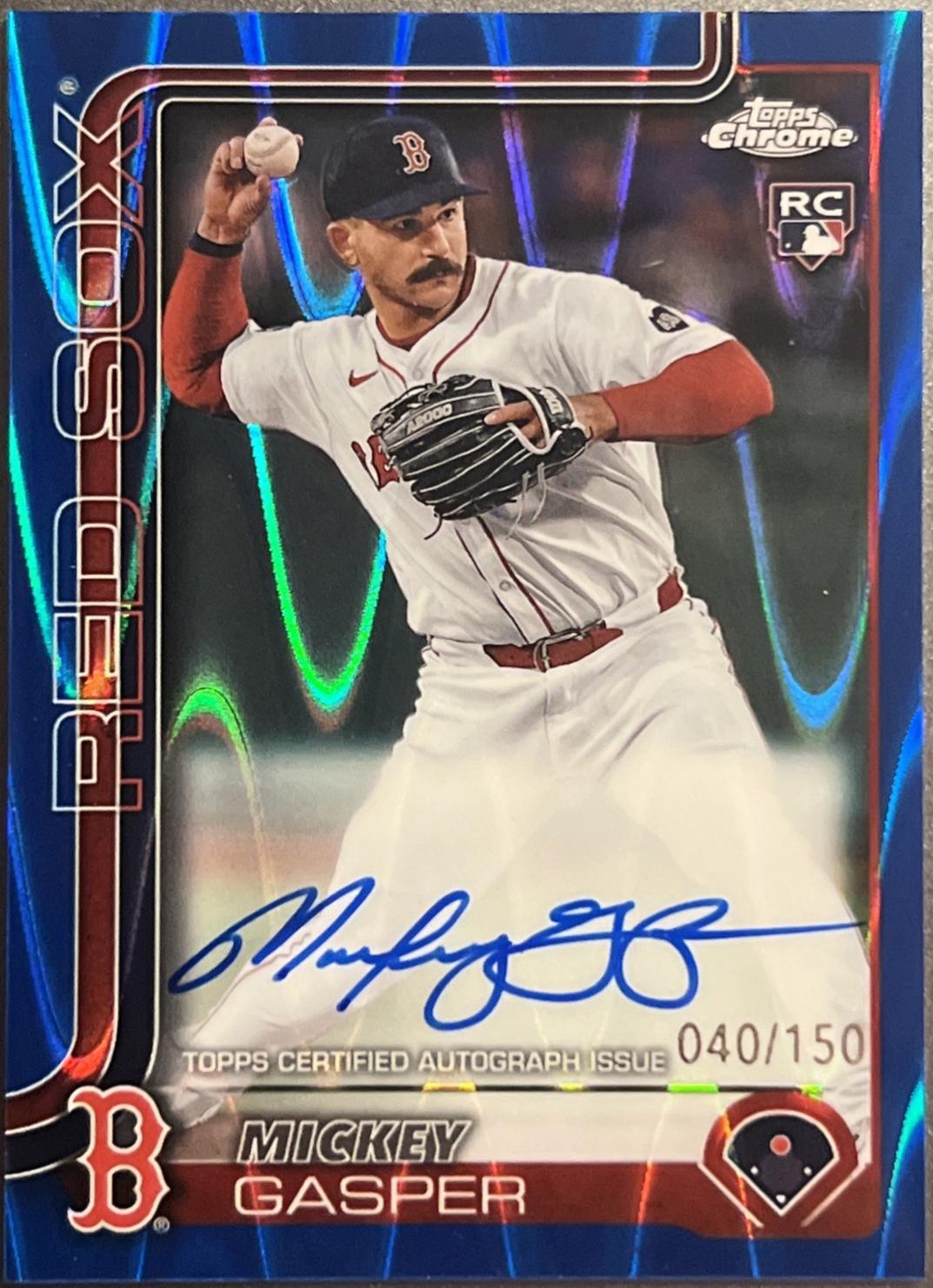 Mickey Gasper [Blue Refractor] #RA-MG
