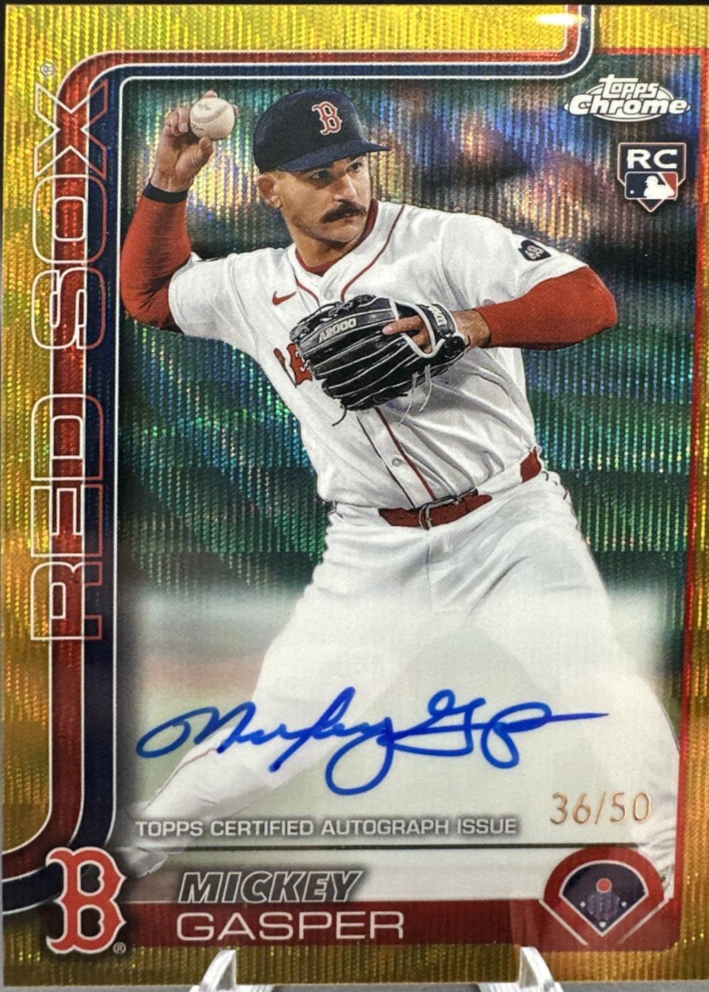 Mickey Gasper [Gold Refractor] #RA-MG