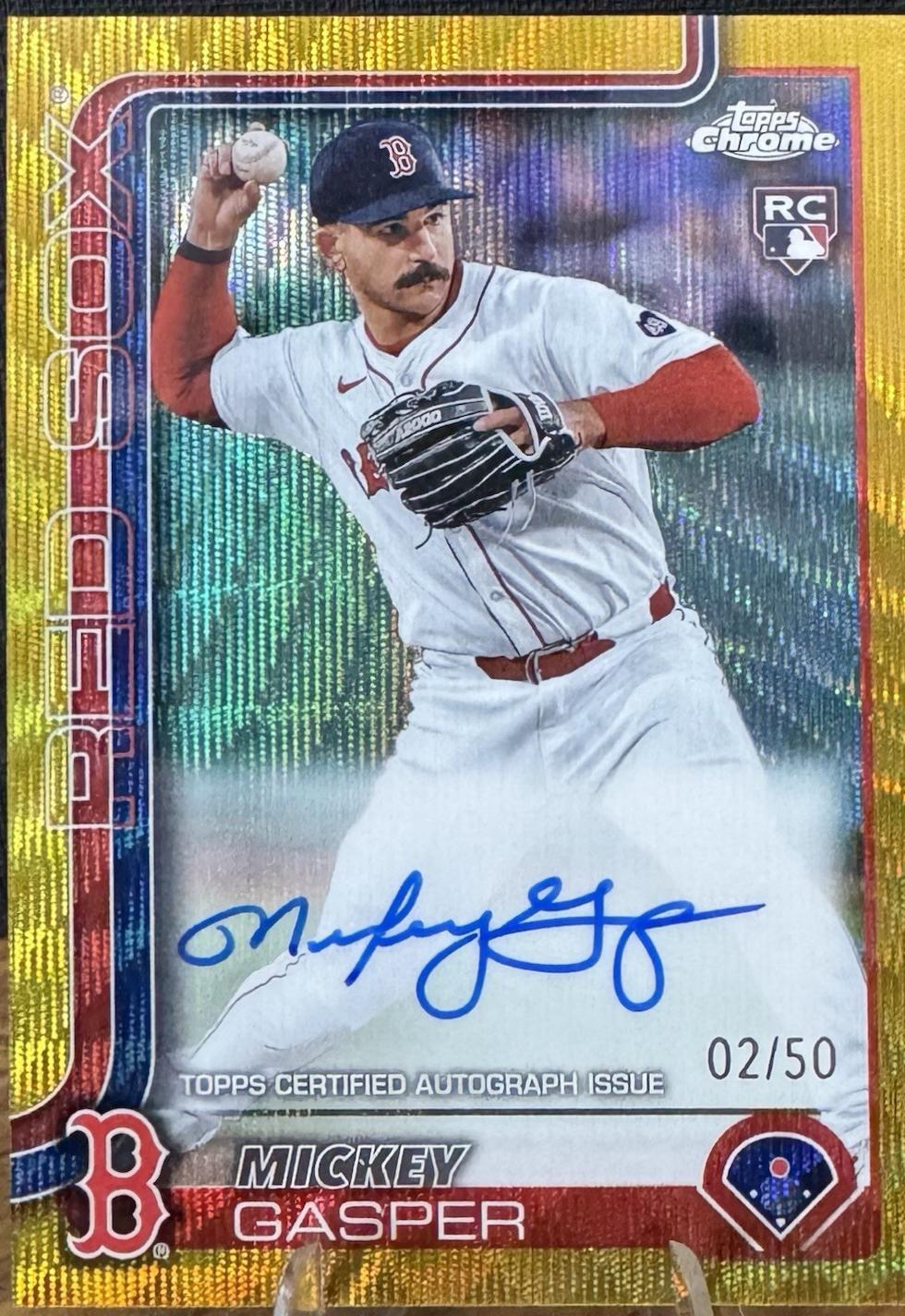 Mickey Gasper [Gold Wave Refractor] #RA-MG