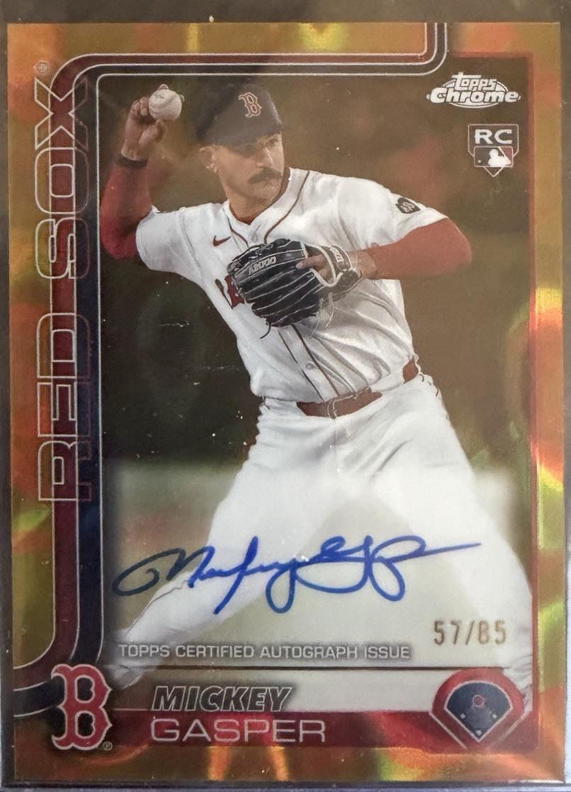 Mickey Gasper [Orange Refractor] #RA-MG