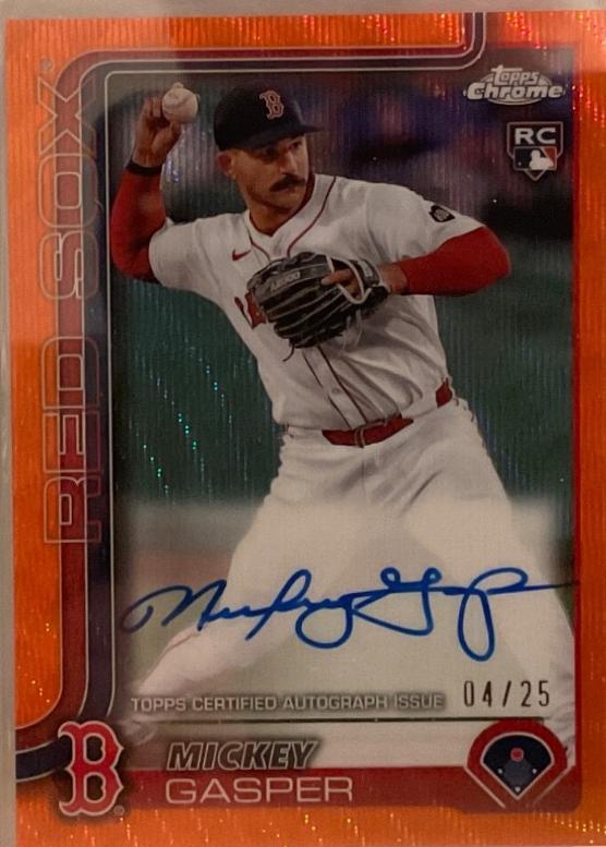 Mickey Gasper [Orange Wave Refractor] #RA-MG