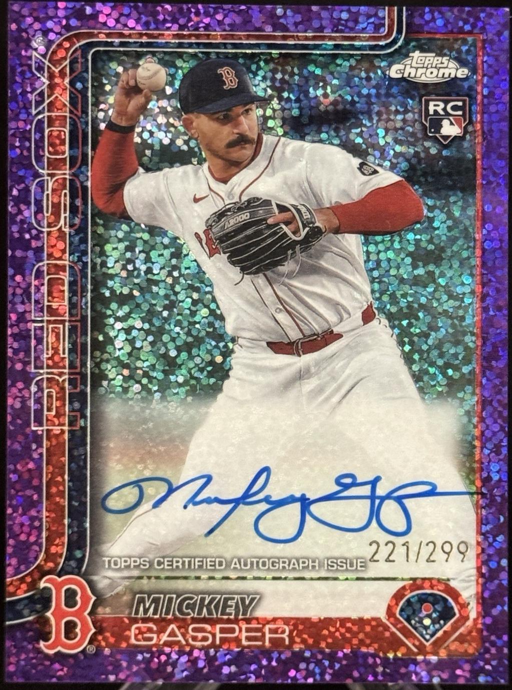 Mickey Gasper [Purple Speckle Refractor] #RA-MG