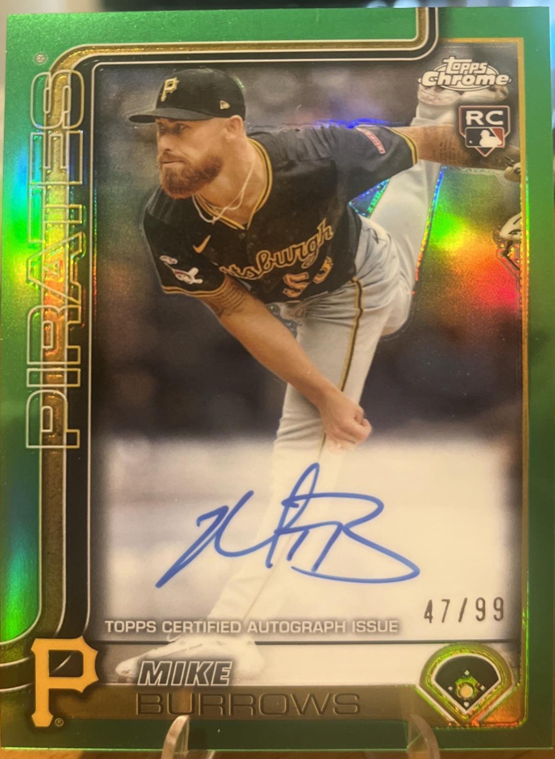 Mike Burrows [Green Refractor] #RA-MBU