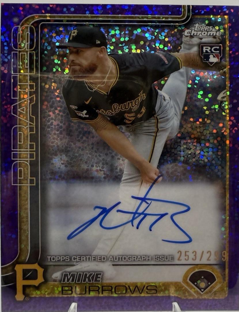 Mike Burrows [Purple Speckle Refractor] #RA-MBU